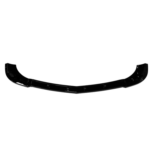 Mercedes C-class W204 AMG Line black front splitter with curved aerodynamic profile