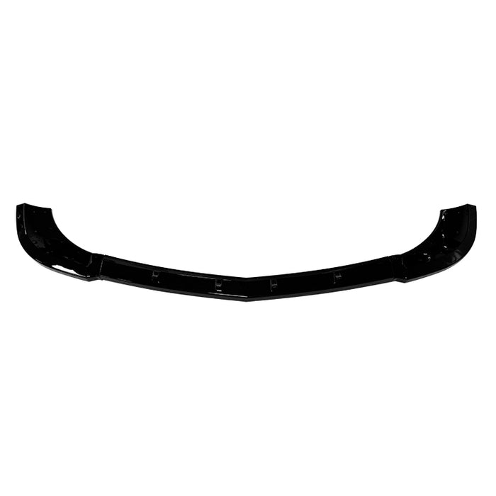 Mercedes C-class W204 AMG Line black front splitter with curved aerodynamic profile