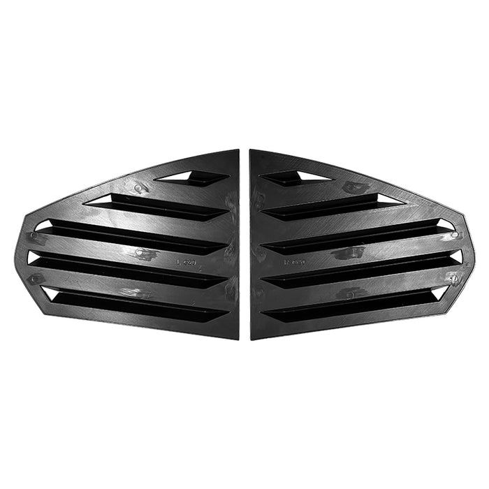 Black Bagrude Lameller kidney covers pair BMW G20 2020 horizontal slat replacement grille