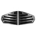 Black Bagrude Lameller kidney covers pair BMW G20 2020 horizontal slat replacement grille