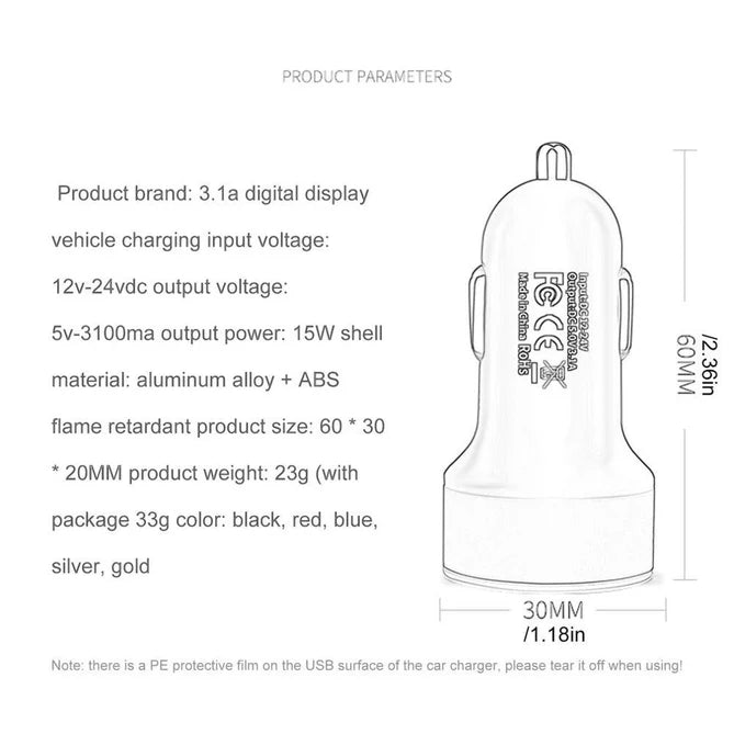 USB billaddare