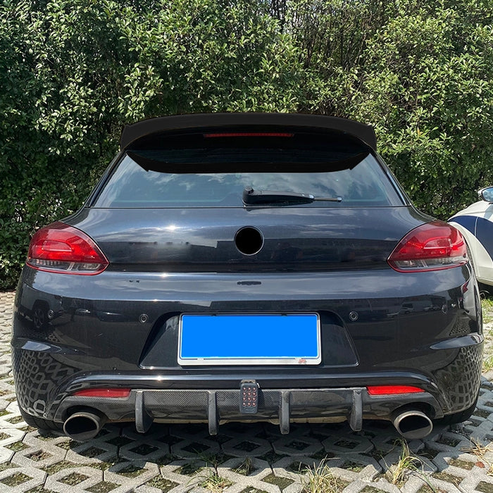 Bakspoiler till Volkswagen Scirocco blank svart