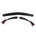 Mercedes A-Klasse Sedan A200 W177 black front splitter with red accents performance body kit