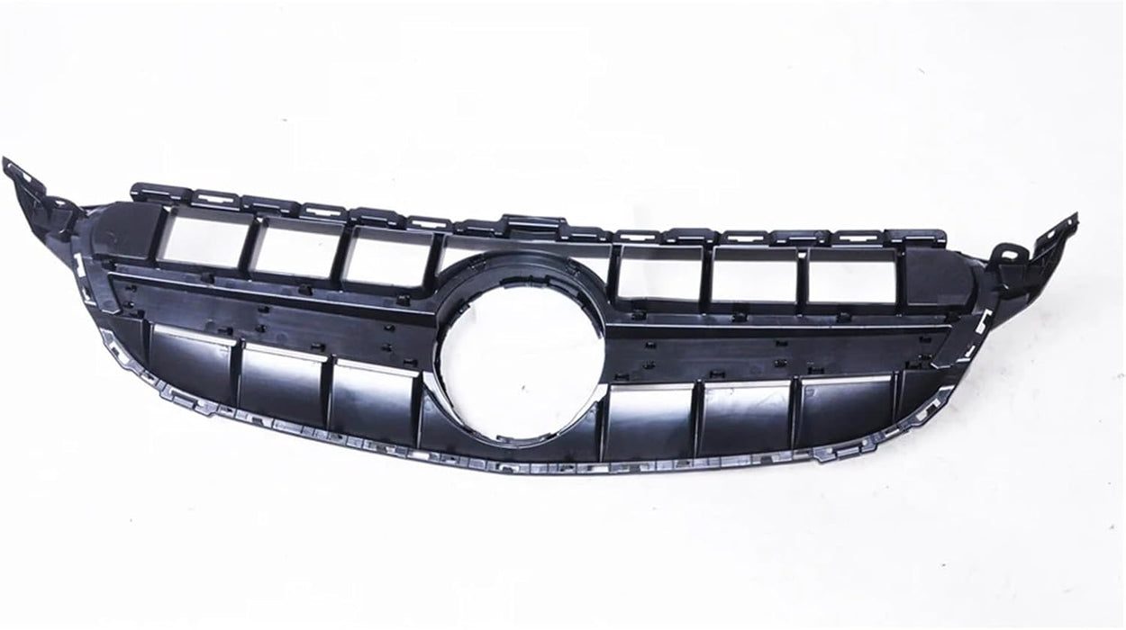 AMG E63-Style Frontgrill til Mercedes W205 C-Klasse (2014–2018) – Blank Sort