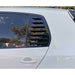 Black Bagrude lameller rear window cover with horizontal louvers for Volkswagen Golf 5 GTI