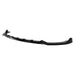 Black front splitter for Mercedes-Benz E-Class W214 AMG Line with aerodynamic side fins and aggressive styling