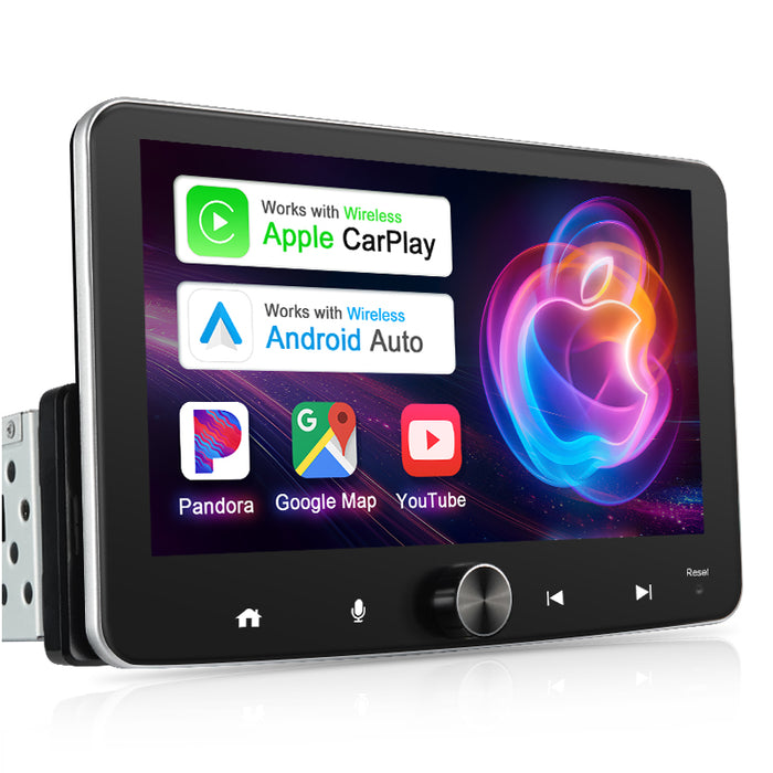 7'' 1-DIN Universal Android skærm, med Apple Carplay & Android Auto