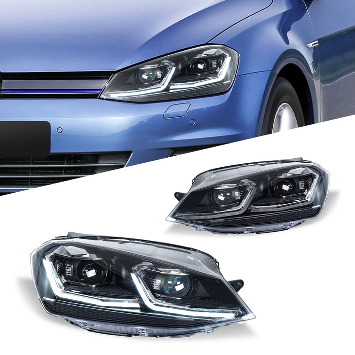Golf 7 LED-lampor med dynamiska blixtar
