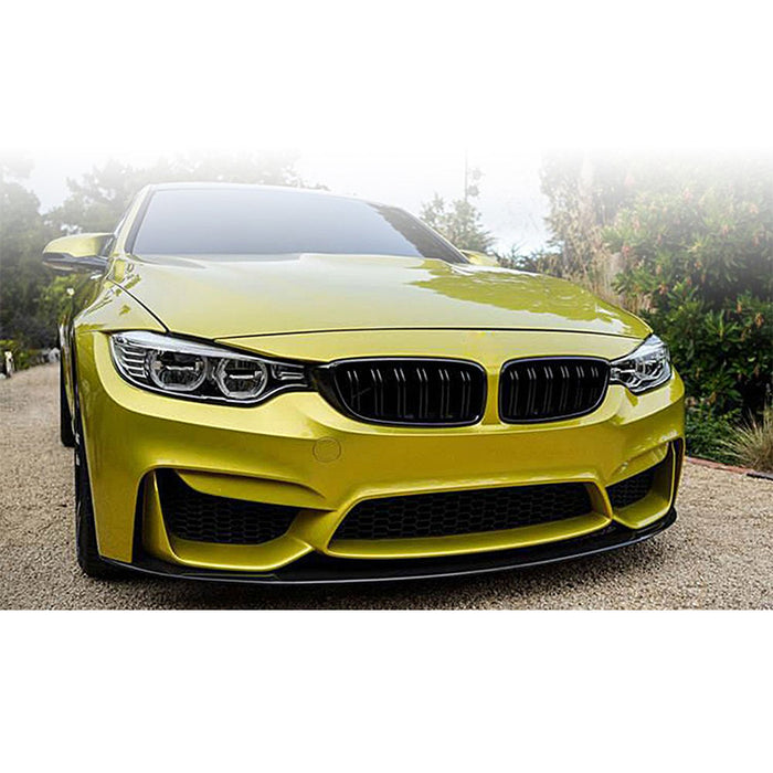 Nyrer Sæt – Front Dobbelt Gitter Grill til BMW 4-Serie F32 2-dørs (2014-2020) – Blank Sort