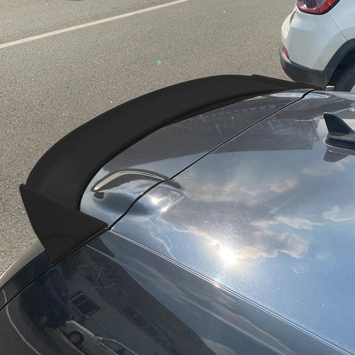 Black matte rear spoiler wing for Volkswagen Scirocco trunk upgrade