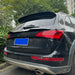 Audi Q5 8R gloss black roof trunk spoiler rear view installed