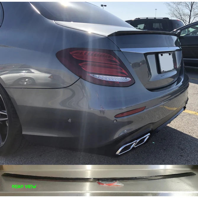 Mercedes E-klass W213 sedan Spoiler blank svart