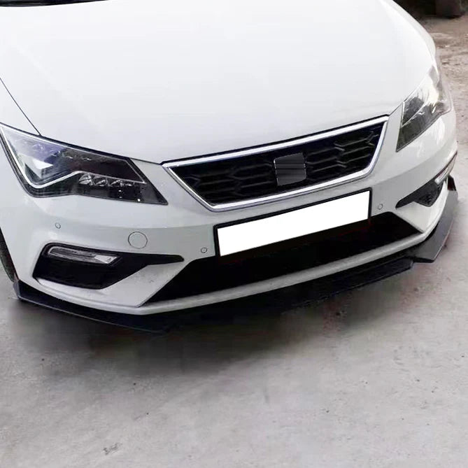 Seat Leon 5F främre splitter blank svart