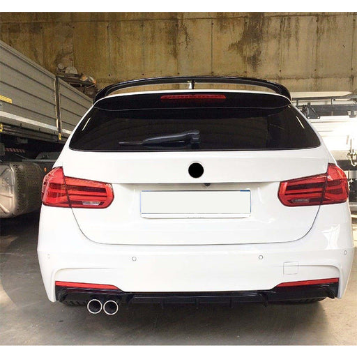 Black bagspoiler rear spoiler diffuser for BMW 3-serie F31 Touring