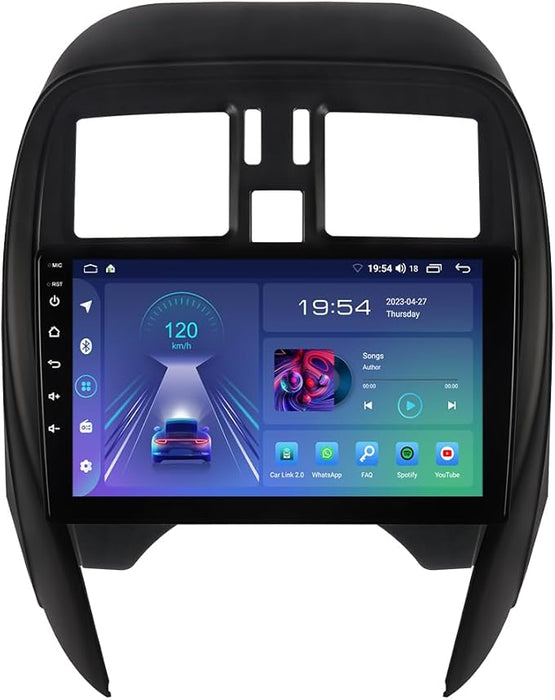 9" Android Multimedia Touchsystem Nissan Micra (2010-2017) med Apple Carplay & Android Auto