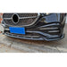 Black front splitter for Mercedes-Benz E-Class W214 AMG Line aerodynamic bumper upgrade