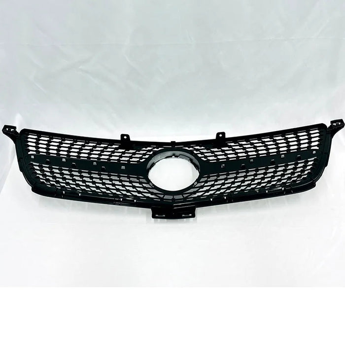 Diamant-Style Frontgrill til Mercedes-Benz ML-Klasse W166 (2013–2015) – Blank Sort