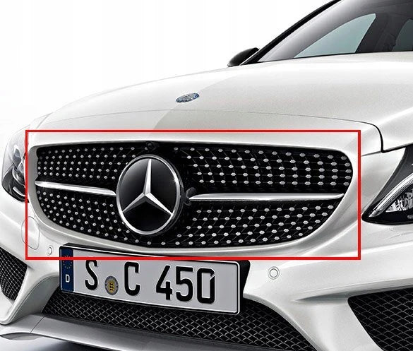 Mercedes C-Klass W205 Diamantgrill