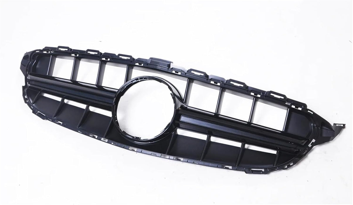 AMG E63-Style Frontgrill til Mercedes W205 C-Klasse (2014–2018) – Blank Sort