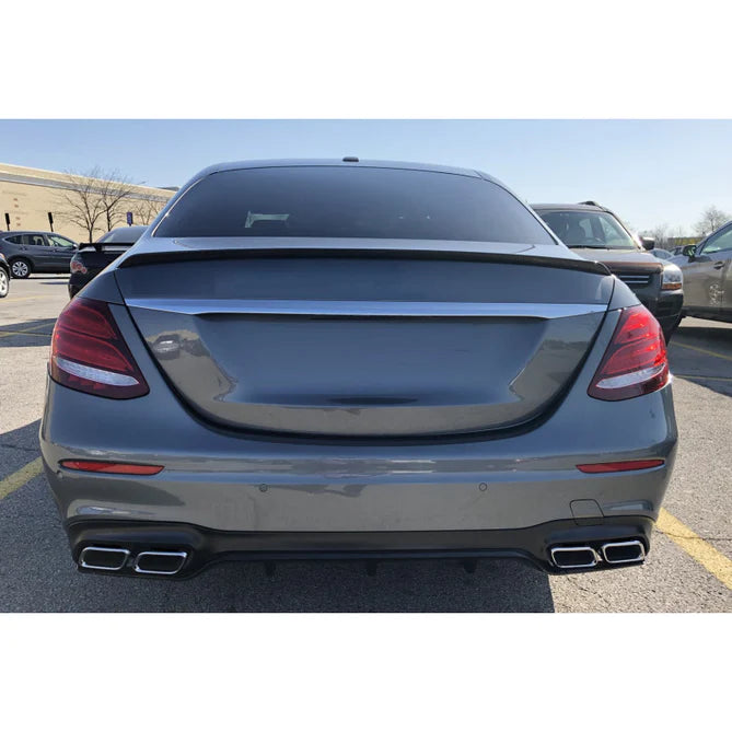 Mercedes E-klass W213 sedan Spoiler blank svart