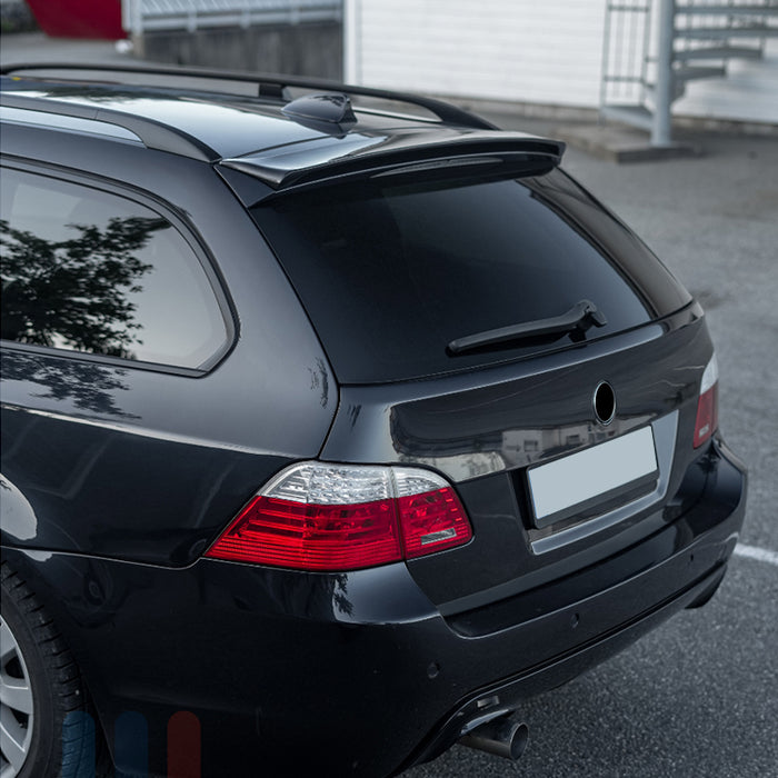 Bagspoiler til BMW 5-serie E61 Touring (2004-2010) - Blank Sort