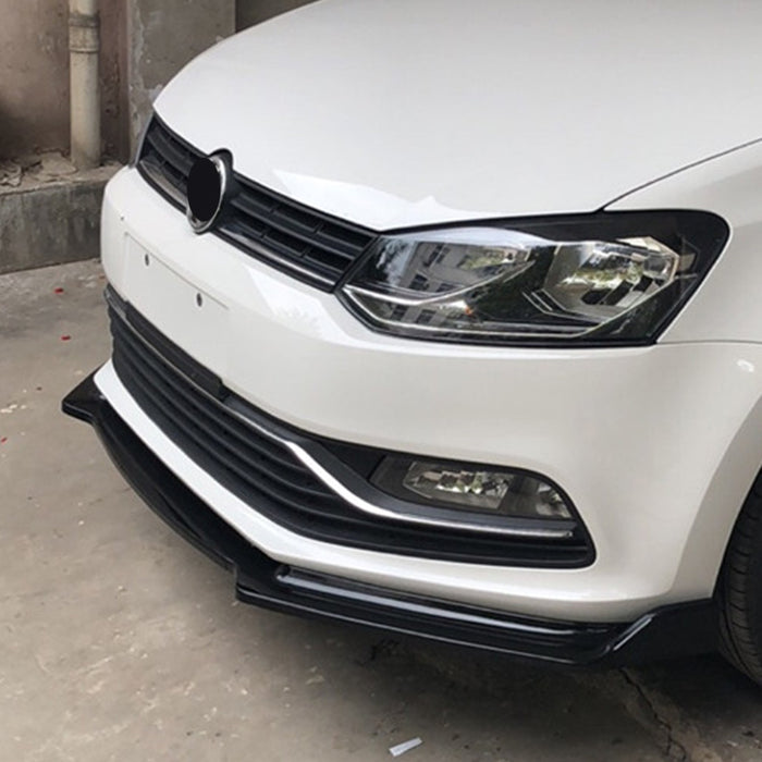 Frontsplitter til Volkswagen Polo 6R/6C (2011-2018) blank sort