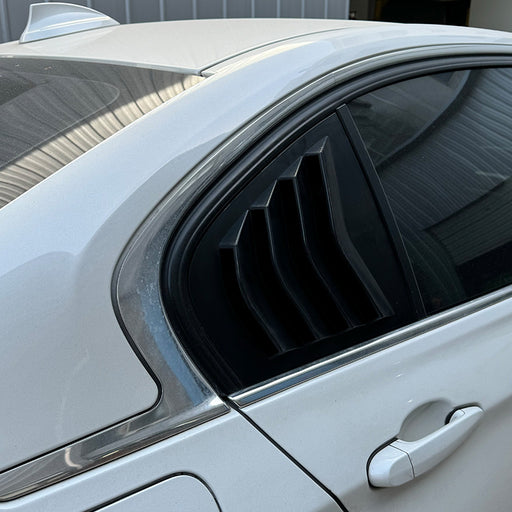 Bagrude Blank Sort black Lameller Cover for BMW F30 with vertical ventilation louvers