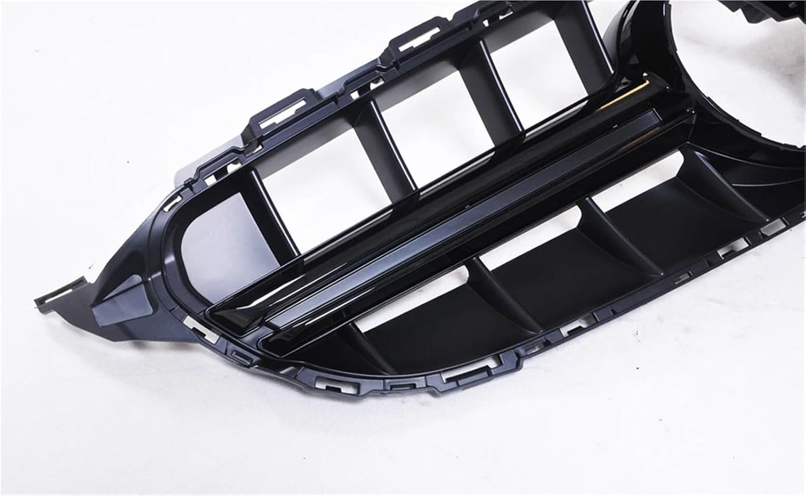 AMG E63-Style Frontgrill til Mercedes W205 C-Klasse (2014–2018) – Blank Sort