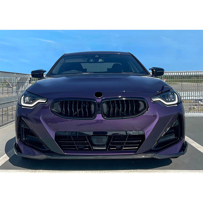 Frontsplitter til BMW 2-serie G42 Coupé (2021+) MP-Style - Blank Sort