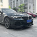 MP Style Frontsplitter blank sort glossy black BMW 5-Serie G30 2021+ front bumper upgrade