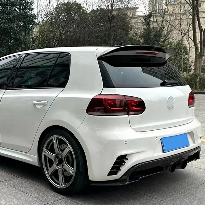 Bakspoiler till Volkswagen Golf 6 blank svart
