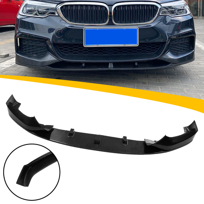 Frontspoiler till BMW 5-serie G30 blank svart