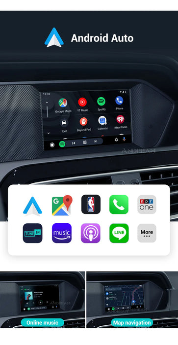 Trådlös Apple Carplay &amp; Android Auto för NTG 4.5