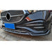 Black and gray frontsplitter for Mercedes-Benz E-klasse W214 AMG Line, aerodynamic front bumper styling upgrade