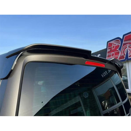Black Bagspoiler roof spoiler for Volkswagen Multivan T5 T6 T6.1 Sportline style with red brake light accent