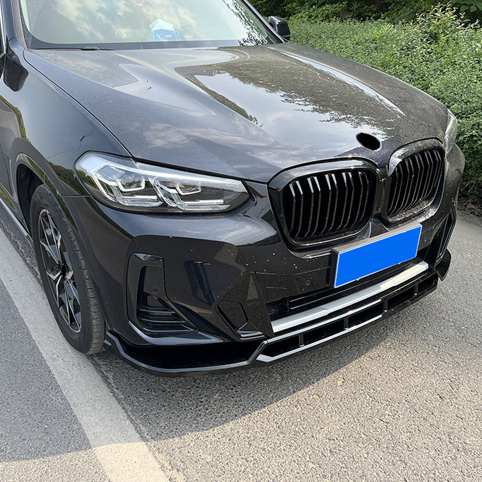 Frontsplitter til BMW X3 G01 LCI M Sport (2022-) - Blank Sort