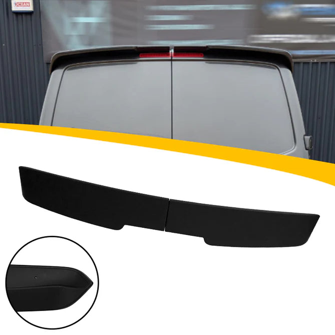 Bakspoiler till Volkswagen Transporter T6 blank svart