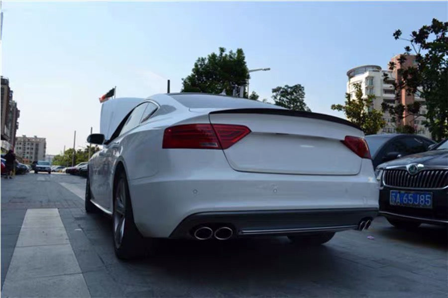 Bakspoiler till Audi A5 8T Sportback blank svart