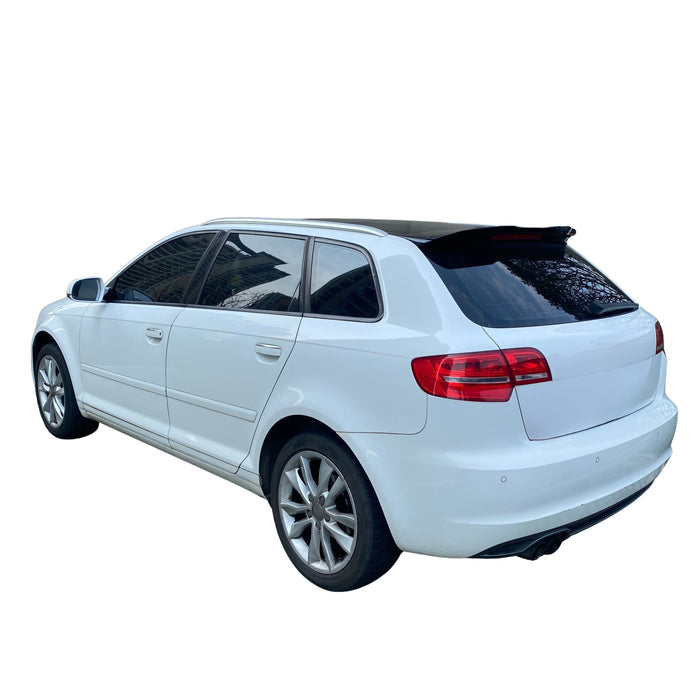 Bakspoiler till Audi A3 8P 2010-2013 blank svart