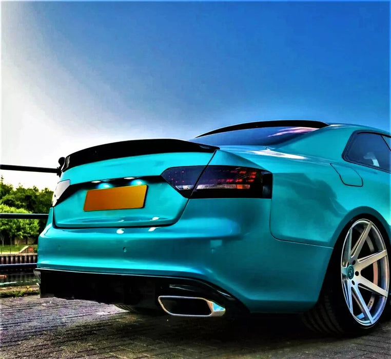 Bagspoiler til Audi A5 8T Coupe (2007-2018) Caratere Style - Blank Sort