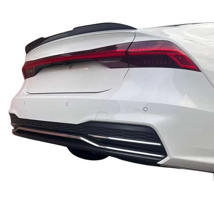 Bagspoiler til Audi A7 4K8 (2018–2023) – Blank Sort