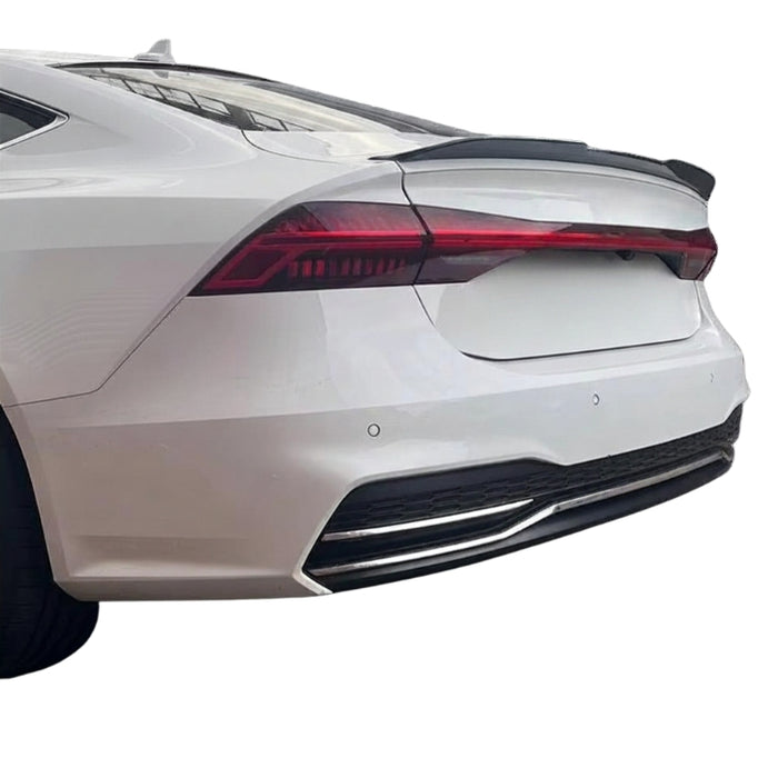 Bagspoiler til Audi A7 4K8 (2018–2023) – Blank Sort