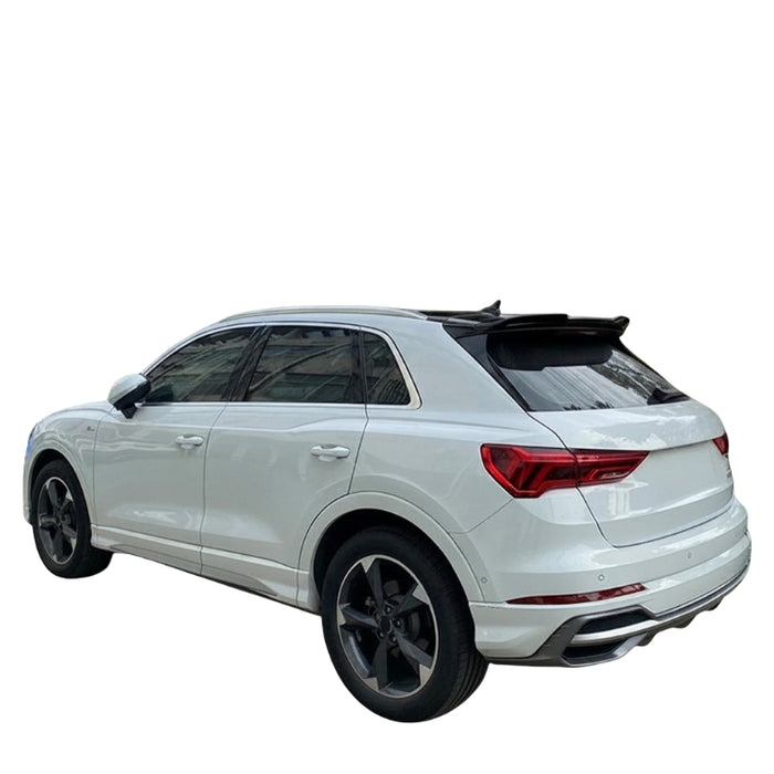 Bagspoiler til Audi Q3 F3 (2019–2025) Blade Style – Blank Sort
