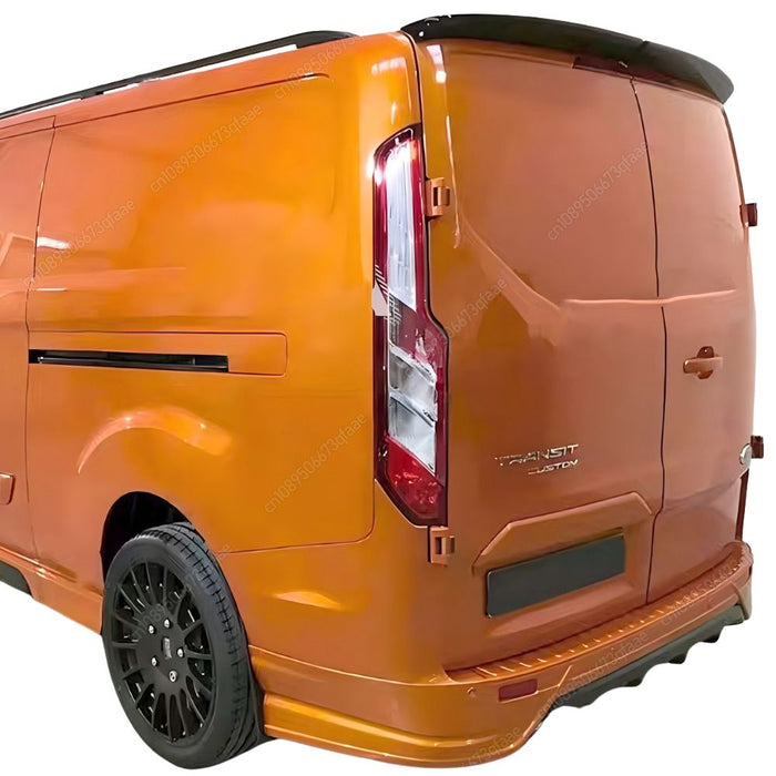 Bagspoiler til Ford Transit Custom Mk8 (2012–2023) Dobbeltdøre – Blank Sort