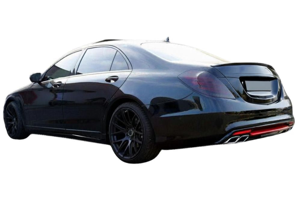 Bakspoiler till Mercedes S-klass W222 2013-2020 blank svart