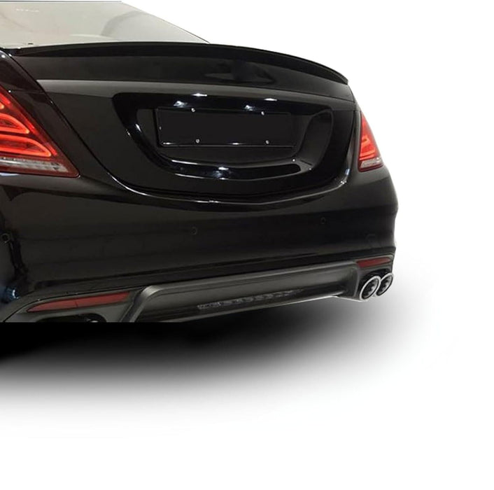 Bakspoiler till Mercedes S-klass W222 2013-2020 blank svart
