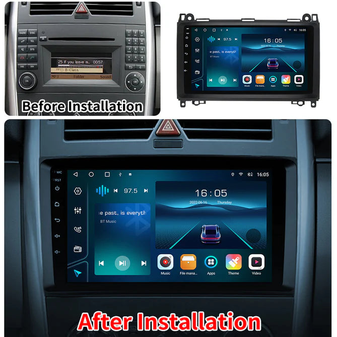 Mercedes-Benz B W169 Android multimediasystem