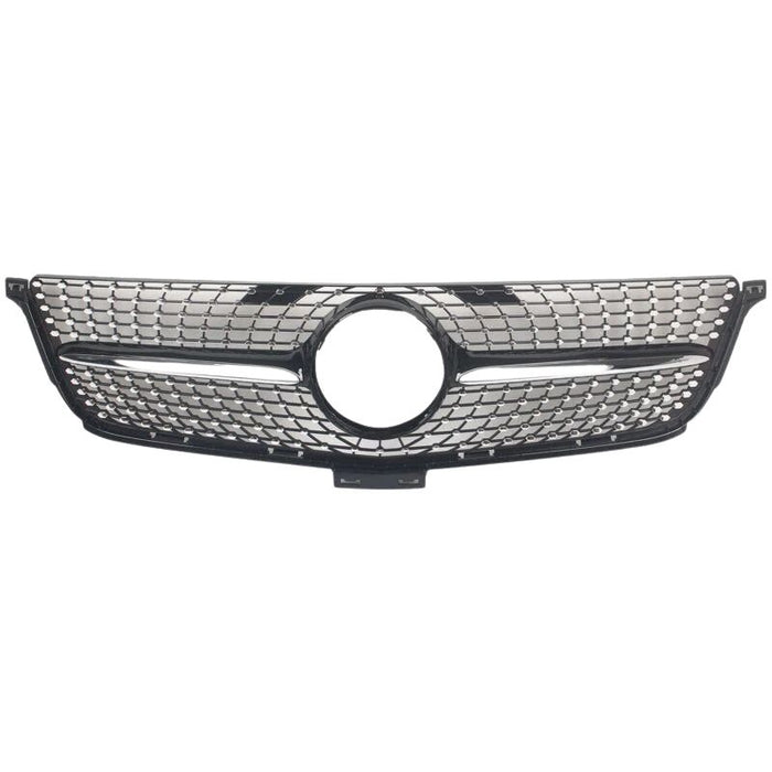 Frontgrill til Mercedes ML W166 (2013-2015) Diamond-Style - Blank Sort