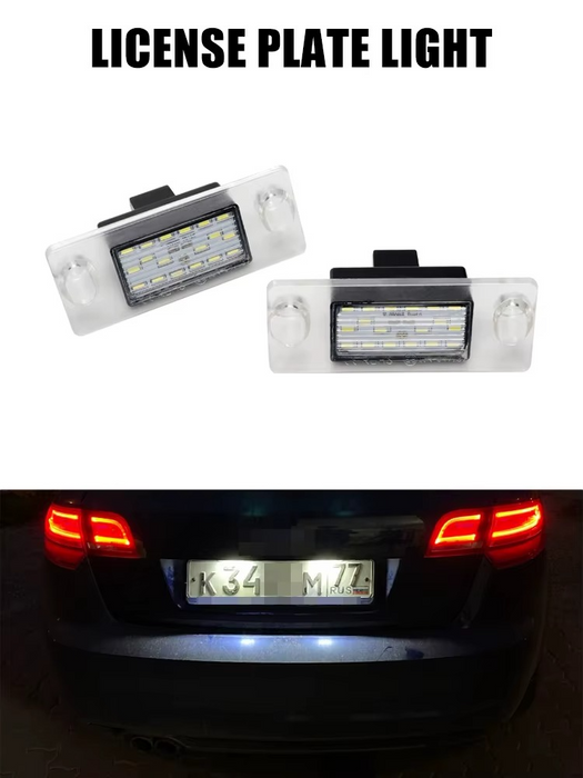 LED Nummerplade belysning til Audi