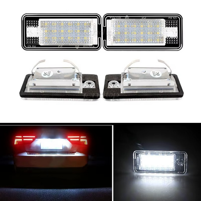 LED Nummerpladebelysning med Canbus til Audi